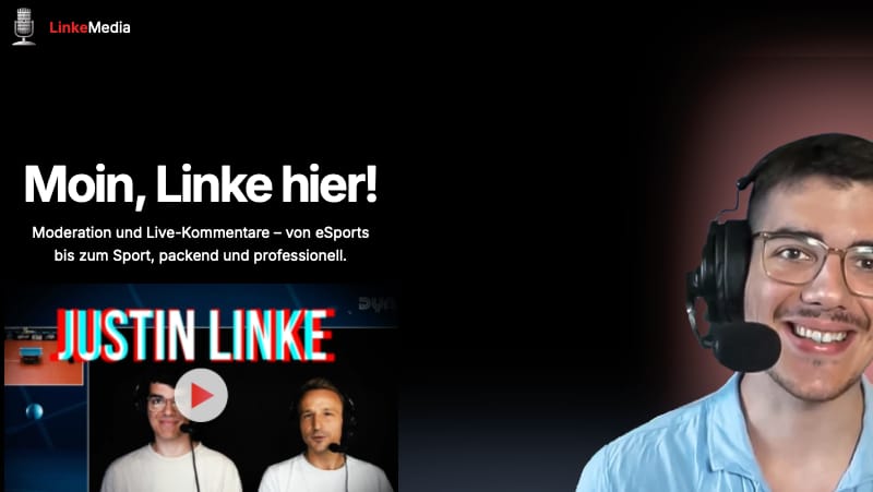 Justin Linke Webseite